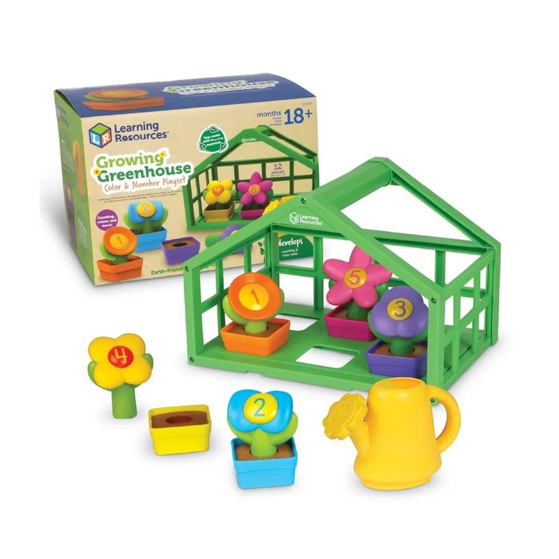 Learning Resources Growing Greenhouse Colour and Number Playset