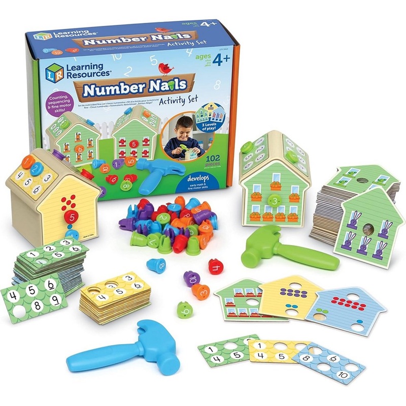 Learning Resources Number Nails Activity Set