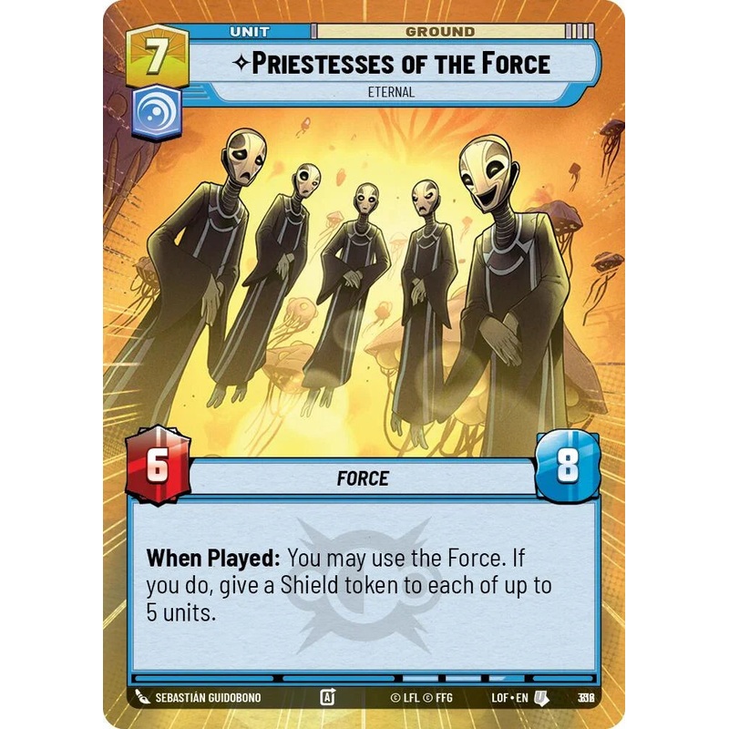 Priestesses of the Force (812) – Eternal (Hyperspace Foil) (812) [Legends of the Force] (ONLINE ORDER ONLY)