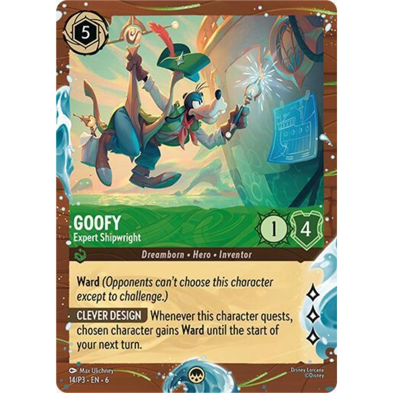 Goofy – Expert Shipwright (Disney Cruise Promo) (14/P3) [Promo Cards] (ONLINE ORDER ONLY)