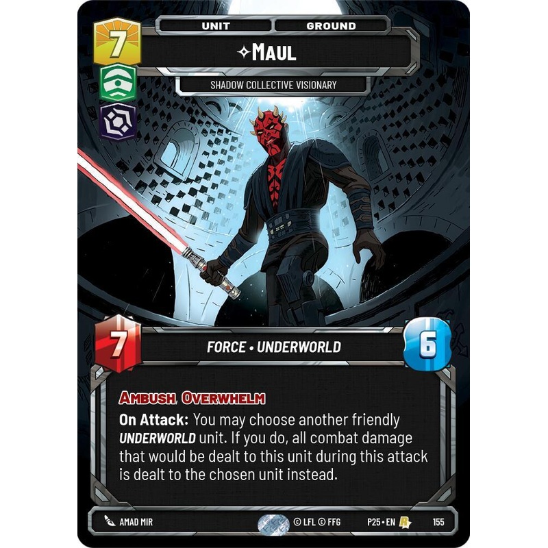 Maul – Shadow Collective Visionary (155) (155) [Sector and Regional Promos: Season 1] (ONLINE ORDER ONLY)