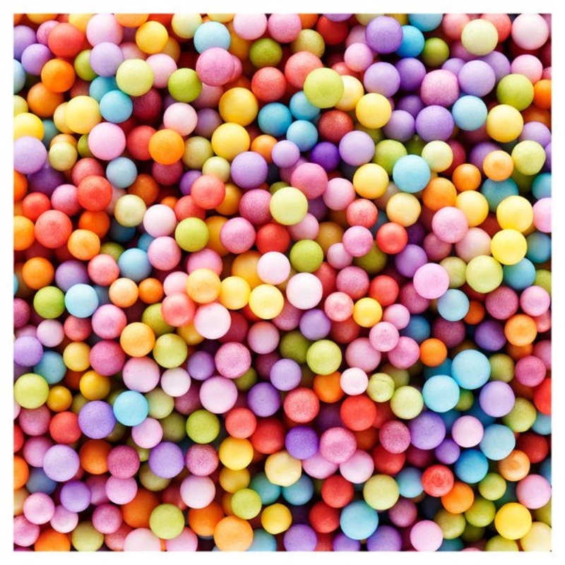 Mini Rainbow Styrofoam Balls