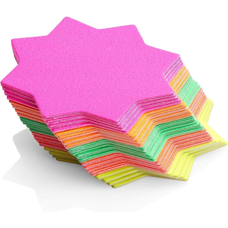 Premier Depot 4-Inch Flash Star Card (Pack of 30)