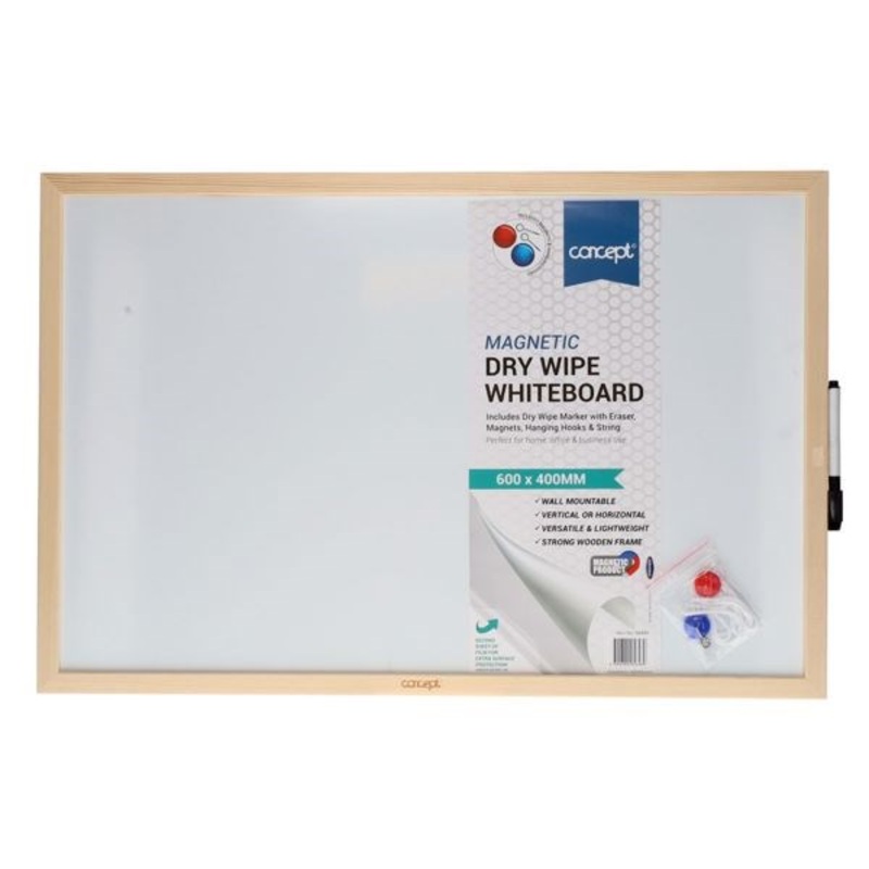 Premier Depot Magnetic Whiteboard 60x40cm