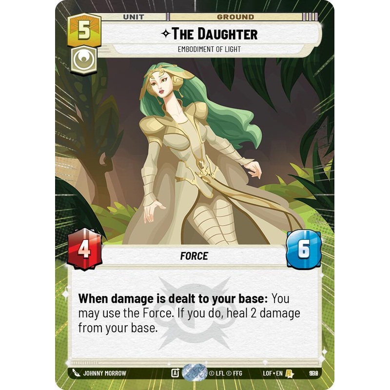 The Daughter (992) – Embodiment of Light (Hyperspace Foil) (992) [Legends of the Force] (ONLINE ORDER ONLY)