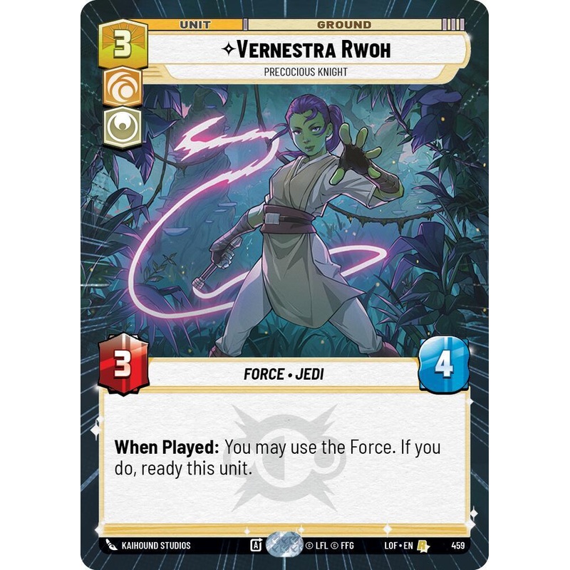 Vernestra Rwoh (459) – Precocious Knight (Hyperspace) (459) [Legends of the Force] (ONLINE ORDER ONLY)