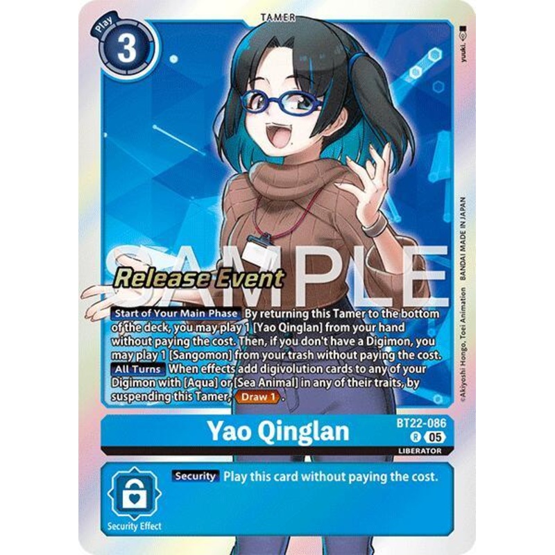 Yao Qinglan [BT22-086] [Cyber Eden Release Event Cards] (ONLINE ORDER ONLY)