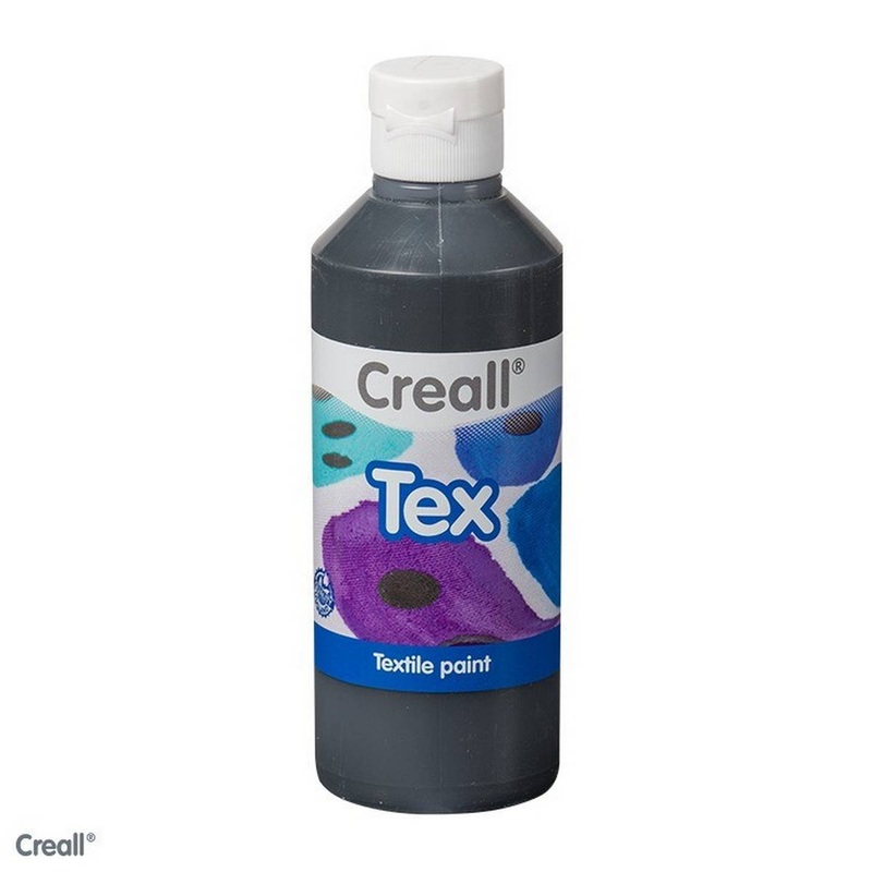 Creall Textile Paint -250ml Black
