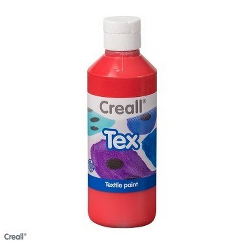 Creall Textile Paint -250ml Red