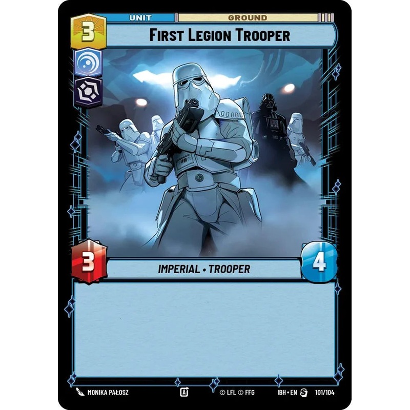 First Legion Trooper (101/104) (101/104) [Intro Battle: Hoth] (ONLINE ORDER ONLY)