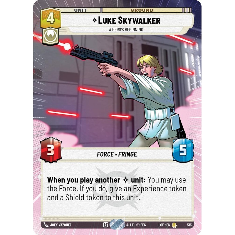 Luke Skywalker (513) – A Hero’s Beginning (Hyperspace) (513) [Legends of the Force] (ONLINE ORDER ONLY)