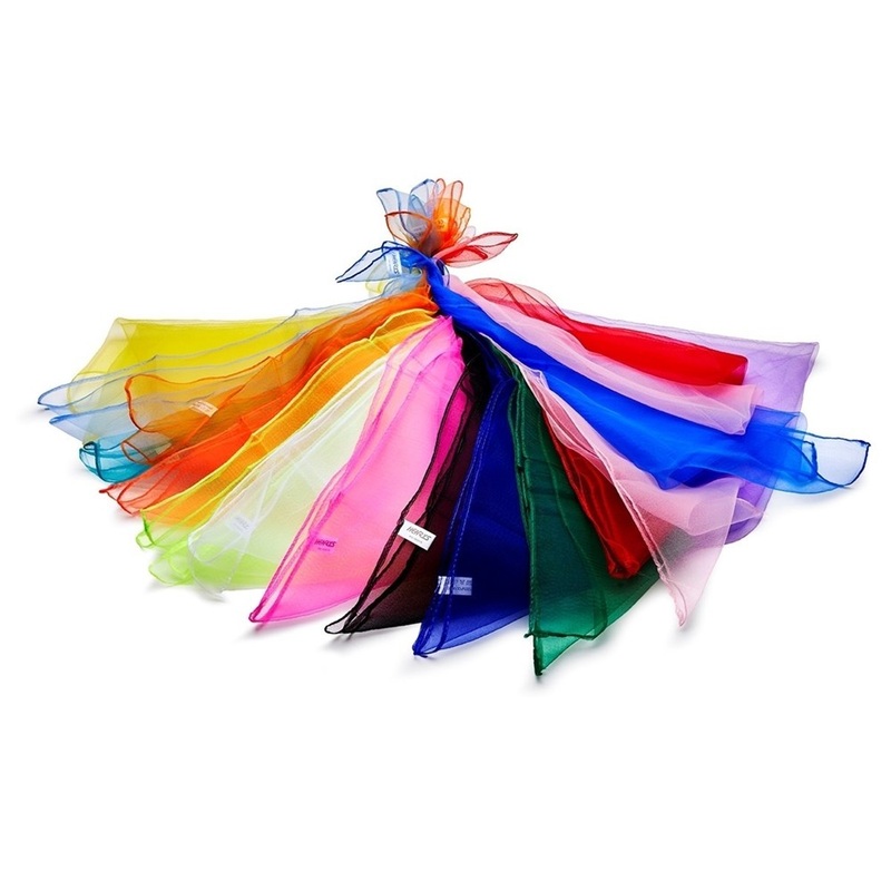 Megaform Set of 3 Henrys juggling scarves  blue