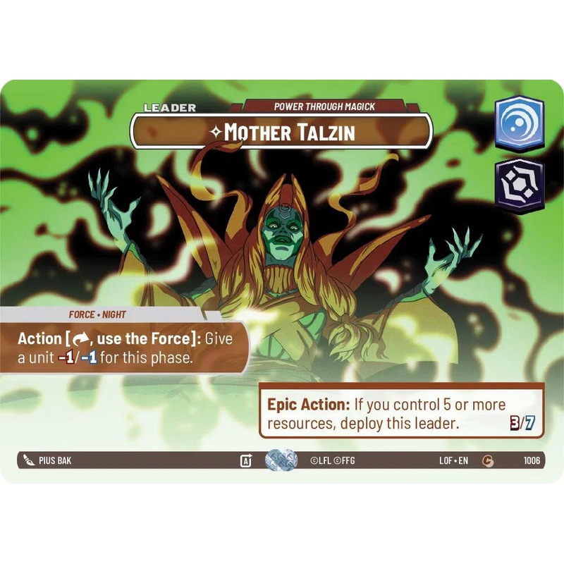Mother Talzin (1006) – Power Through Magick (Showcase) (1006) [Legends of the Force] (ONLINE ORDER ONLY)