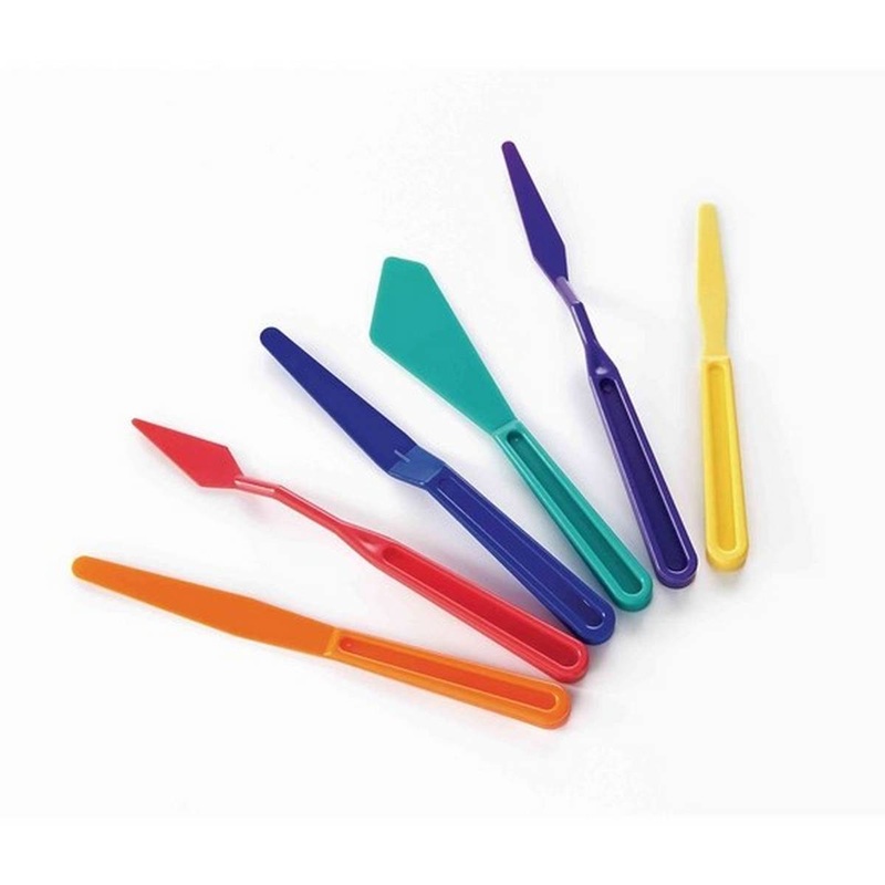 Plastic Palette Knife Set Pack of thirty six