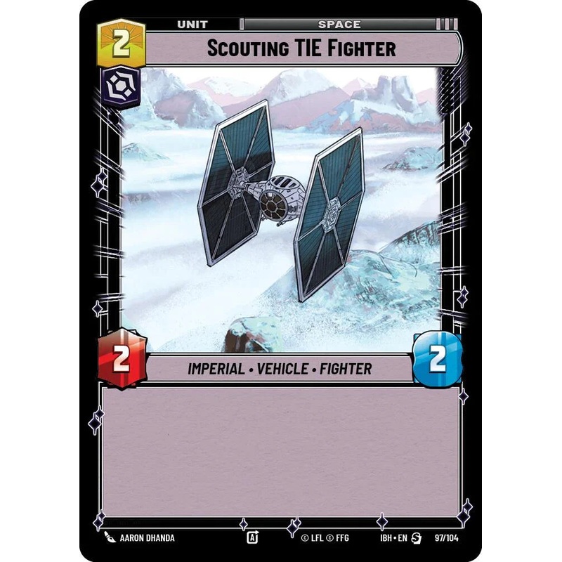 Scouting TIE Fighter (97/104) (97/104) [Intro Battle: Hoth] (ONLINE ORDER ONLY)