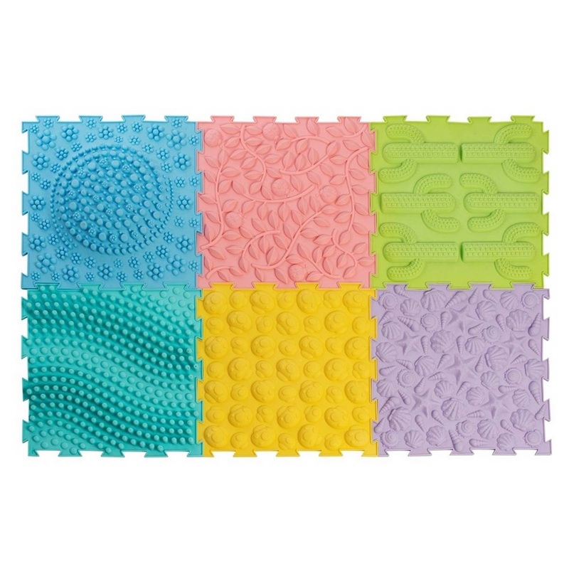 Sensory Massage Puzzle Mats Set of 6