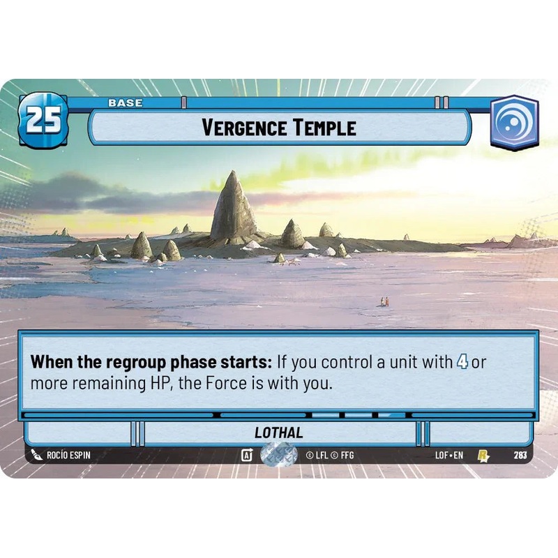 Vergence Temple (767) (Hyperspace Foil) (767) [Legends of the Force] (ONLINE ORDER ONLY)
