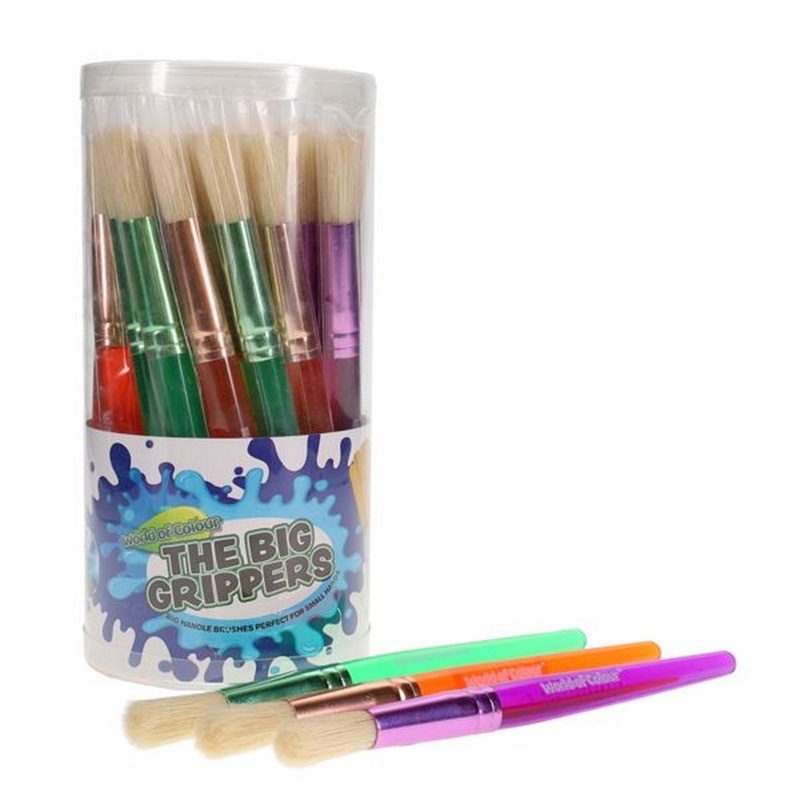 Big Grippers Paint Brush  Round Head Value Tub of 30