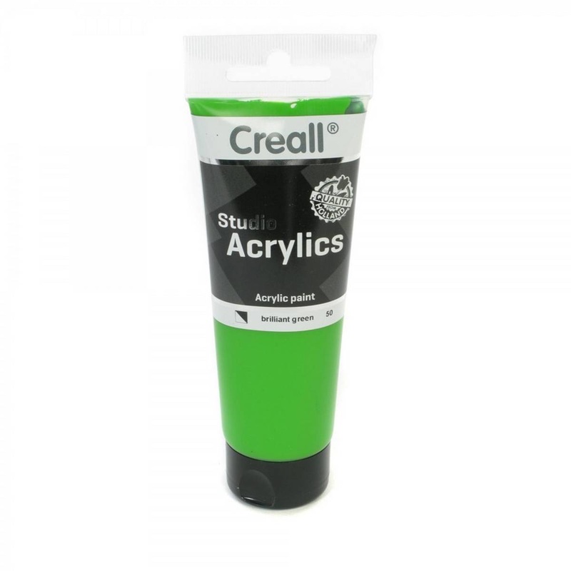Creall Studio Acrylic  120ml tube Brilliant Green