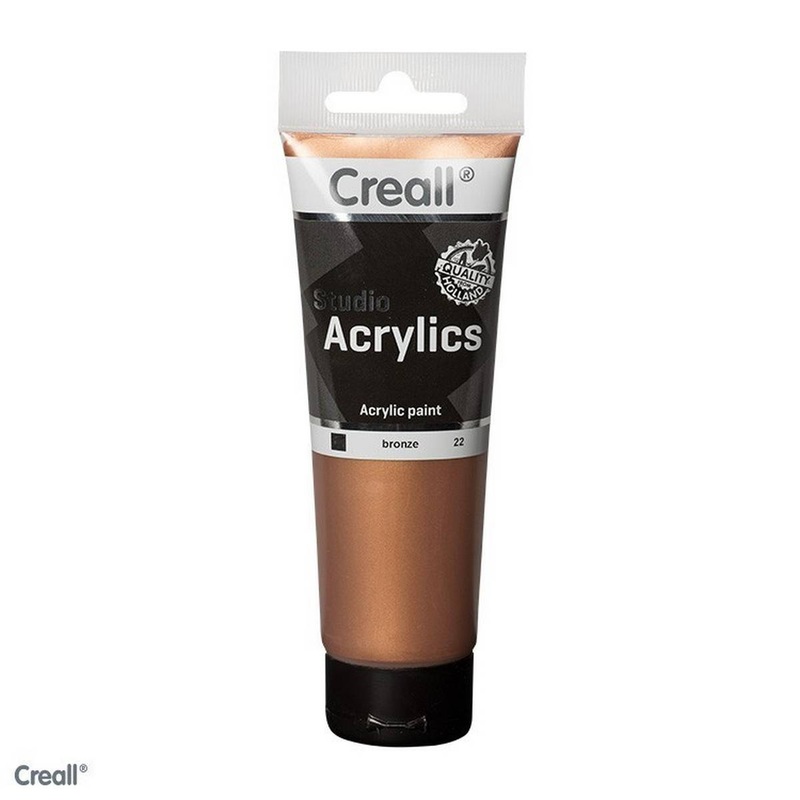 Creall Studio Acrylic  120ml tube Bronze