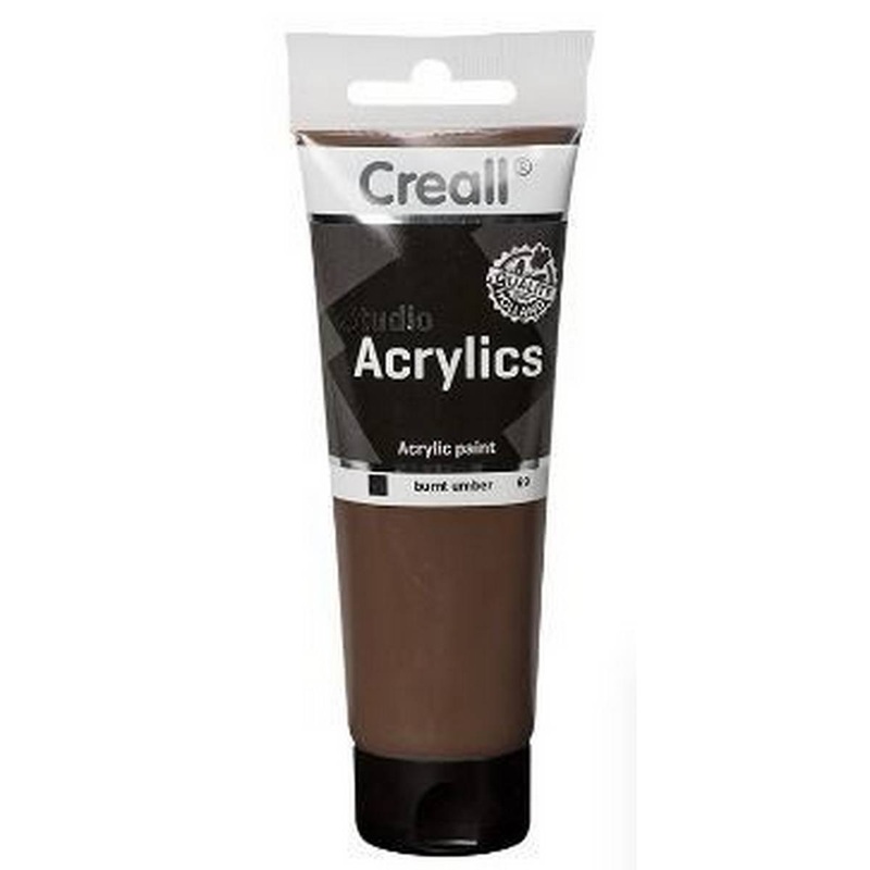 Creall Studio Acrylic  120ml tube Burnt Amber