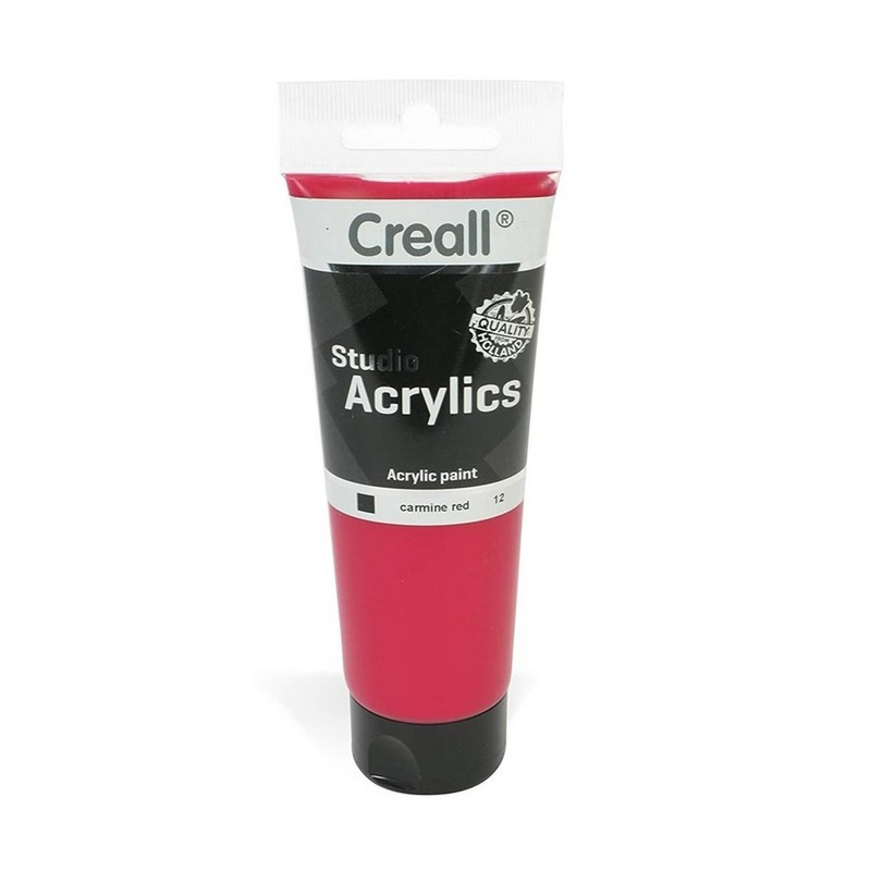 Creall Studio Acrylic  120ml tube Carmine Red