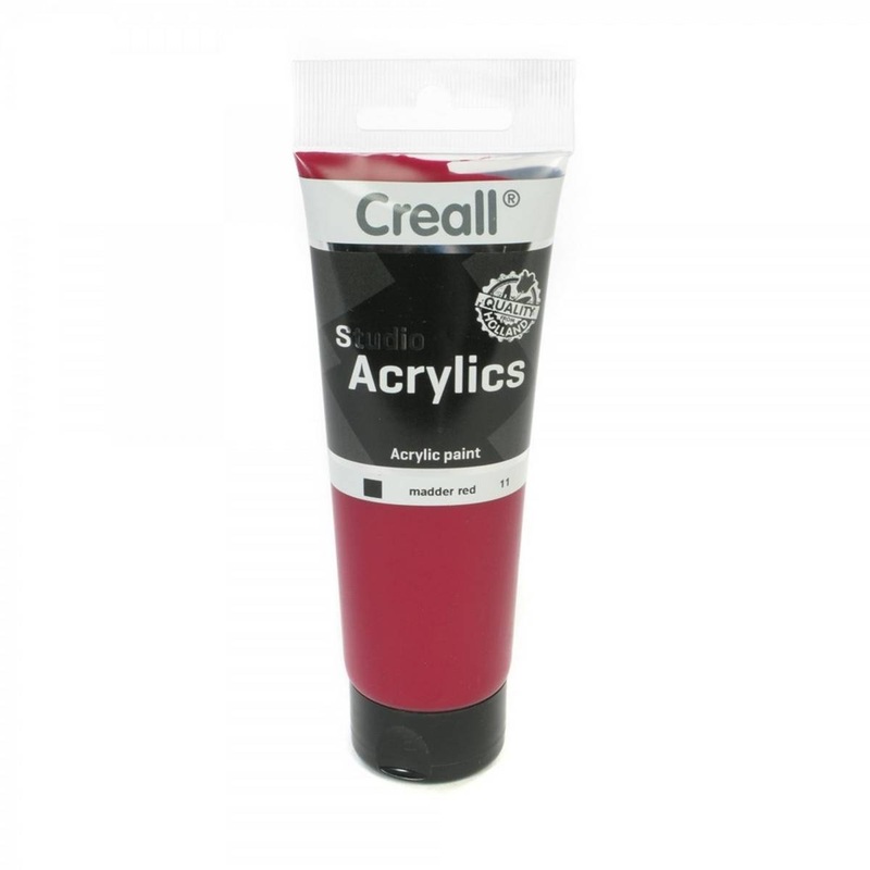 Creall Studio Acrylic  120ml tube Madder Red