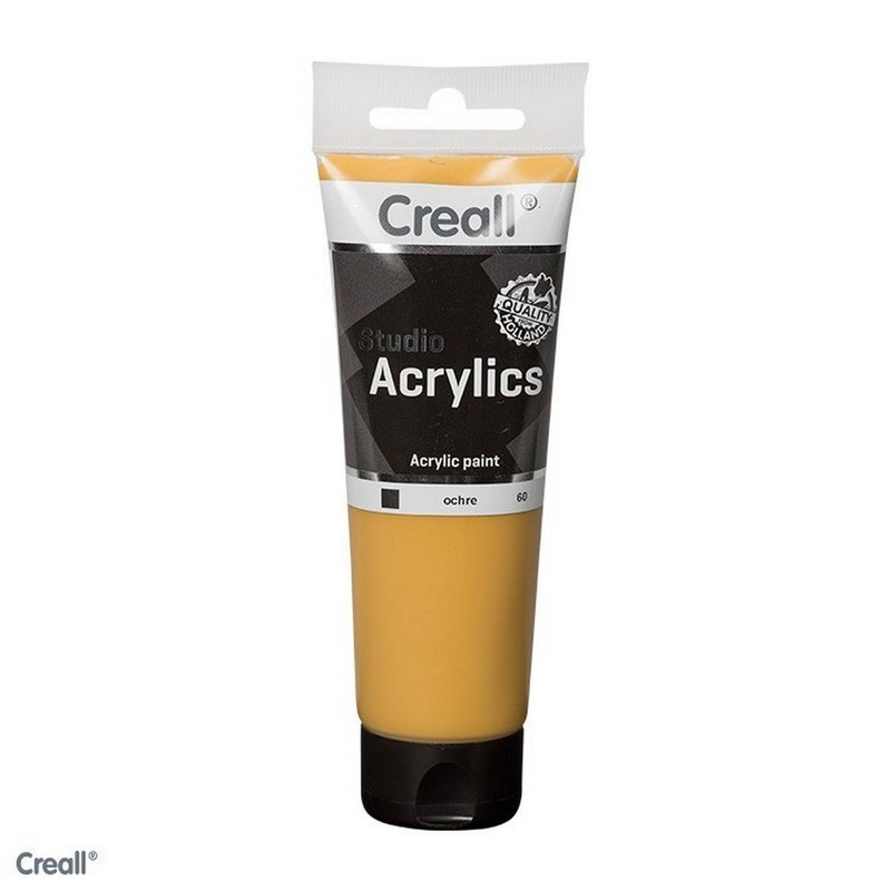 Creall Studio Acrylic  120ml tube Ochre