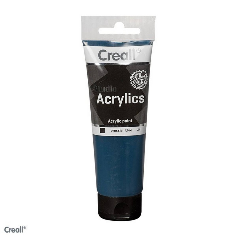 Creall Studio Acrylic  120ml tube Prussian Blue