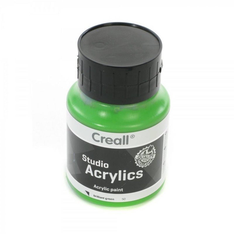 Creall Studio Acrylic 500ml- Brilliant Green