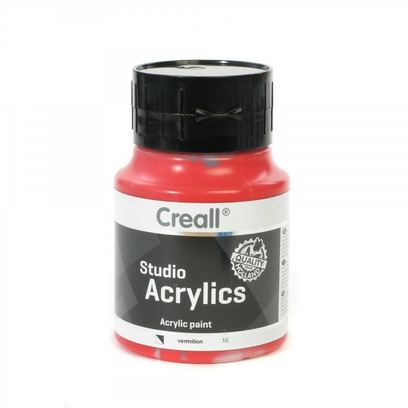 Creall Studio Acrylic 500ml- Vermillion