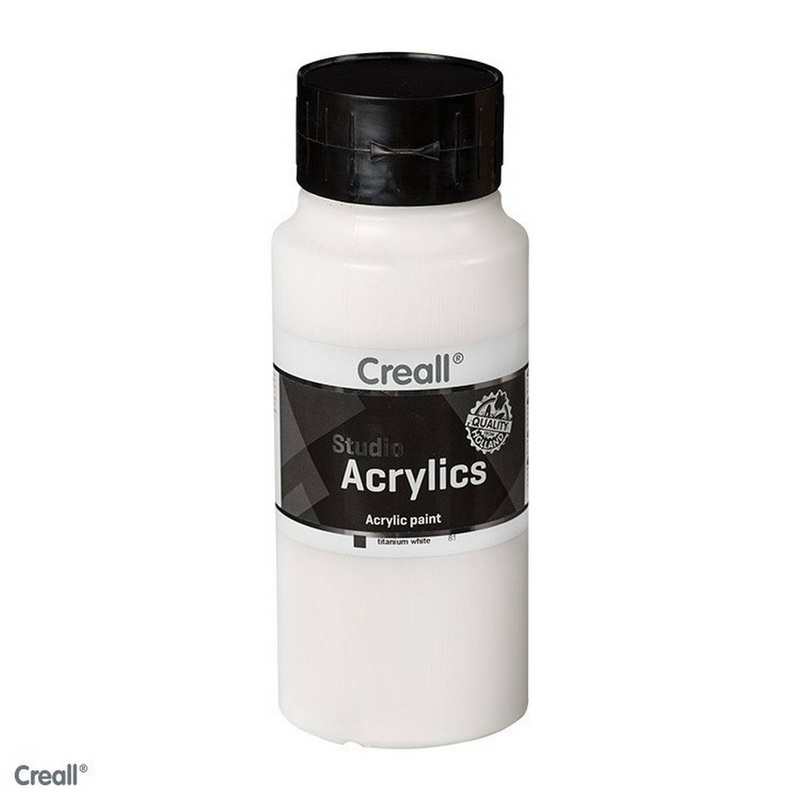 CREALL STUDIO ACRYLICS  1 Litre  White