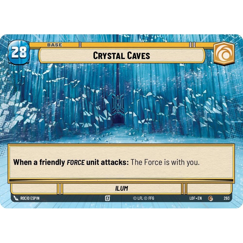 Crystal Caves // Force (293 // t04) (Hyperspace) (293 // T04) [Legends of the Force] (ONLINE ORDER ONLY)