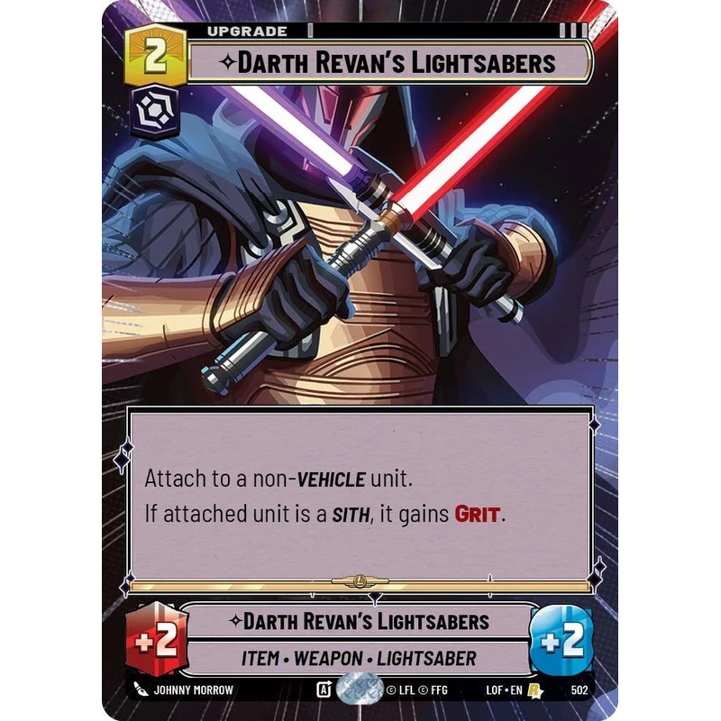 Darth Revan’s Lightsabers (502) (Hyperspace) (502) [Legends of the Force] (ONLINE ORDER ONLY)
