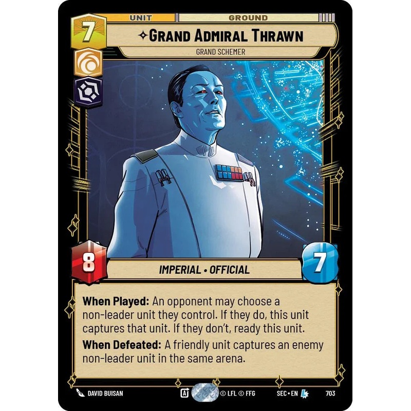 Grand Admiral Thrawn (193/264) – Grand Schemer (193/264) [Secrets of Power] (ONLINE ORDER ONLY)