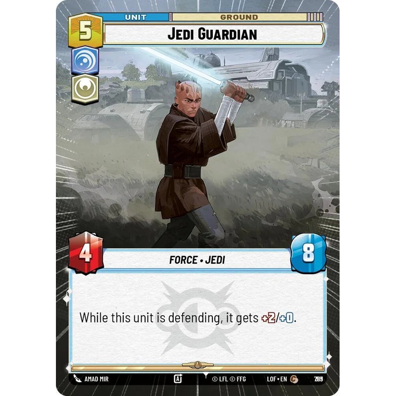 Jedi Guardian (789) (Hyperspace Foil) (789) [Legends of the Force] (ONLINE ORDER ONLY)