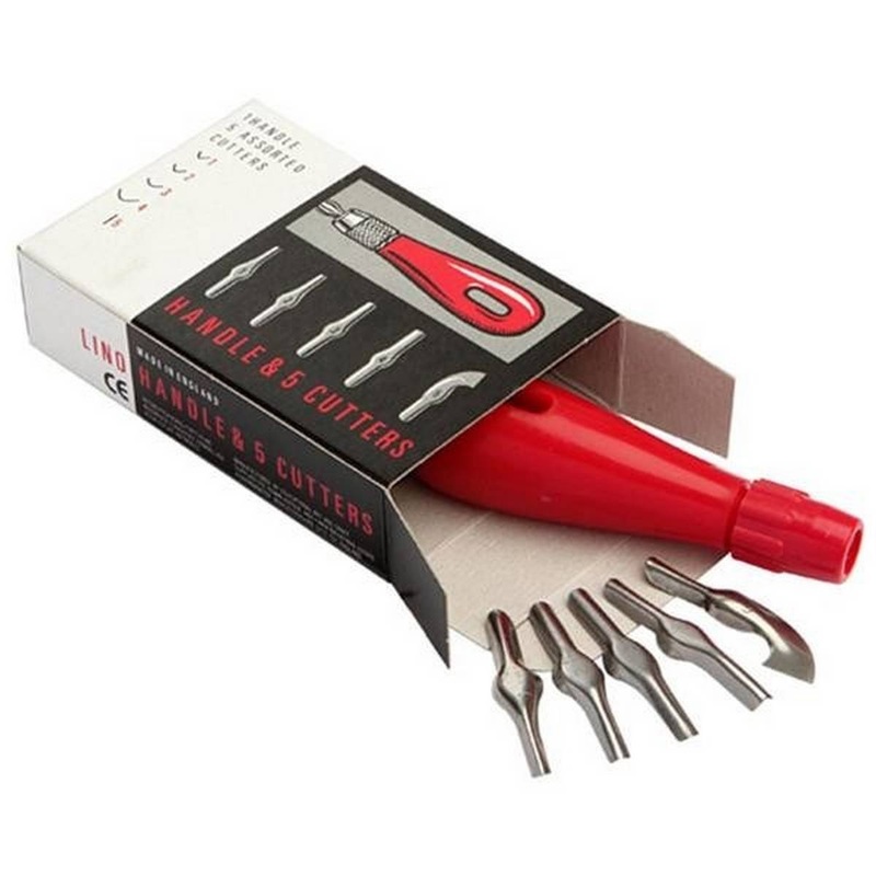 5 Lino Cutter & Handle Styles 1 to 5