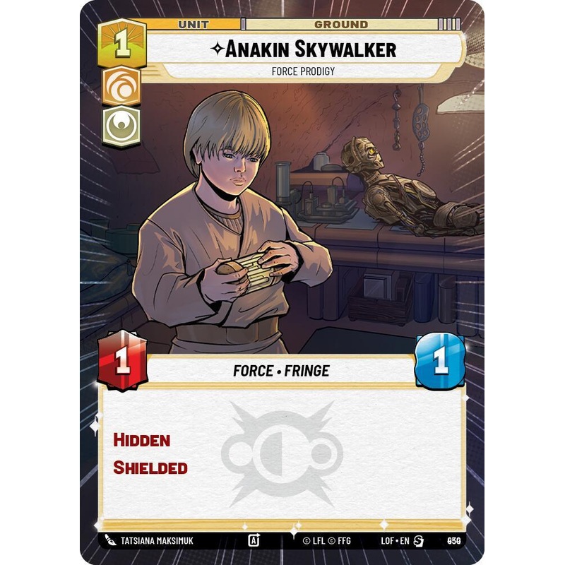 Anakin Skywalker (930) – Force Prodigy (Hyperspace Foil) (930) [Legends of the Force] (ONLINE ORDER ONLY)
