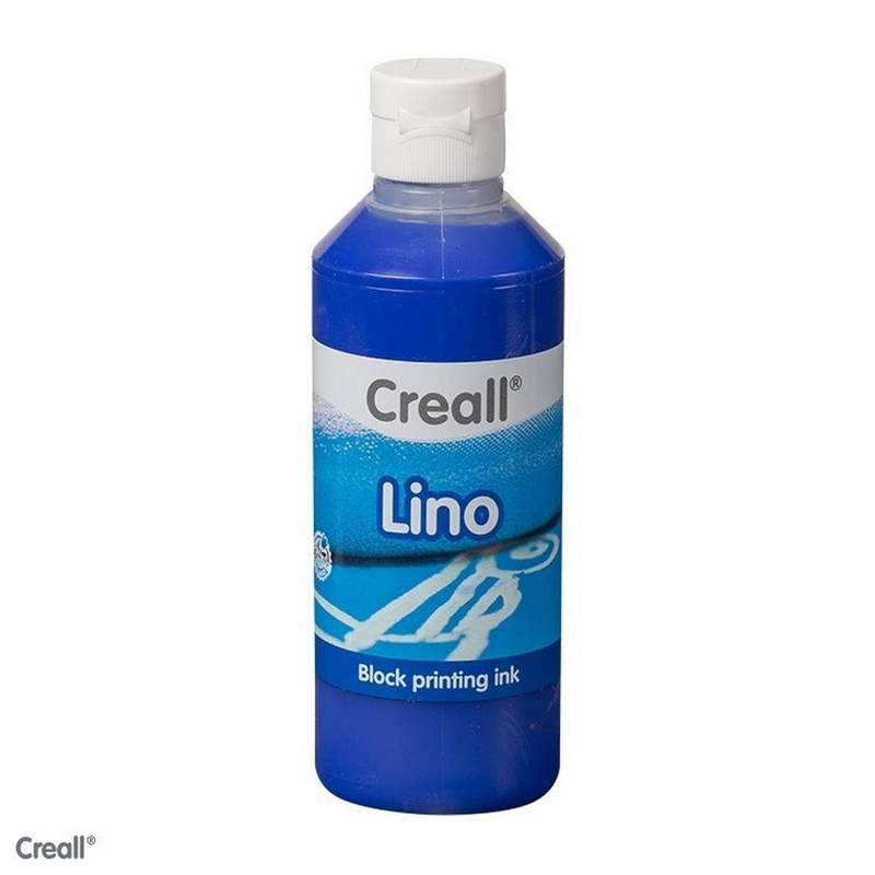Creall Lino Block Printing Ink 250ml  Ultramarine Blue