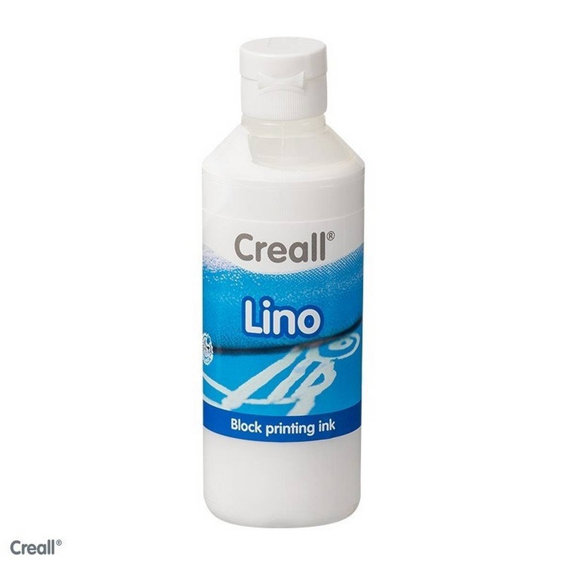 Creall Lino Block Printing Ink 250ml  White