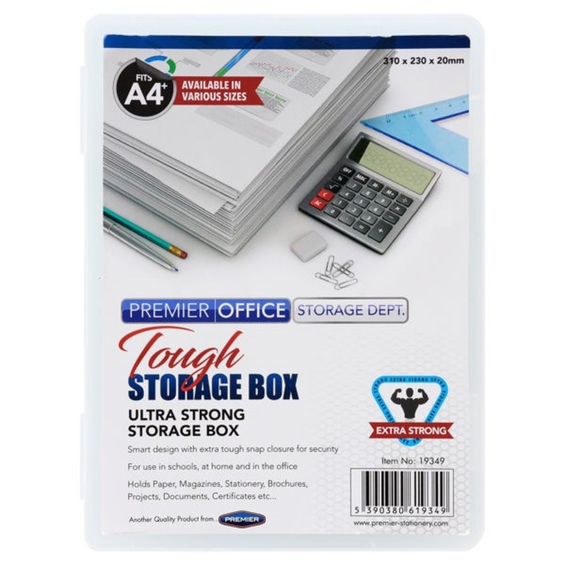 Extra Tough Storage Box A4+ 310x230x20mm