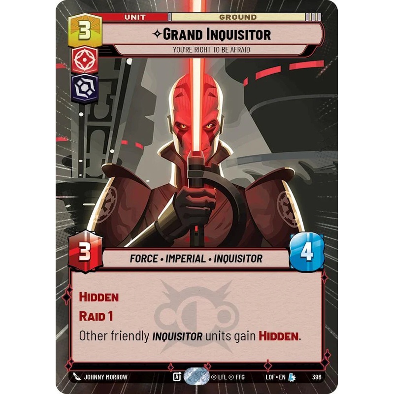 Grand Inquisitor (396) – You’re Right to Be Afraid (Hyperspace) (396) [Legends of the Force] (ONLINE ORDER ONLY)