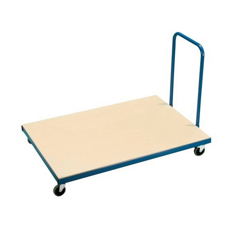 Horizontal Mat Trolley  Blue