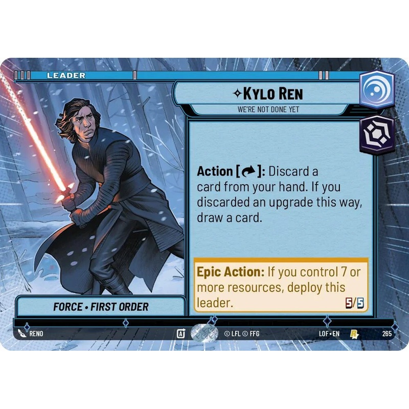 Kylo Ren (265) – We’re Not Done Yet (Hyperspace) (265) [Legends of the Force] (ONLINE ORDER ONLY)