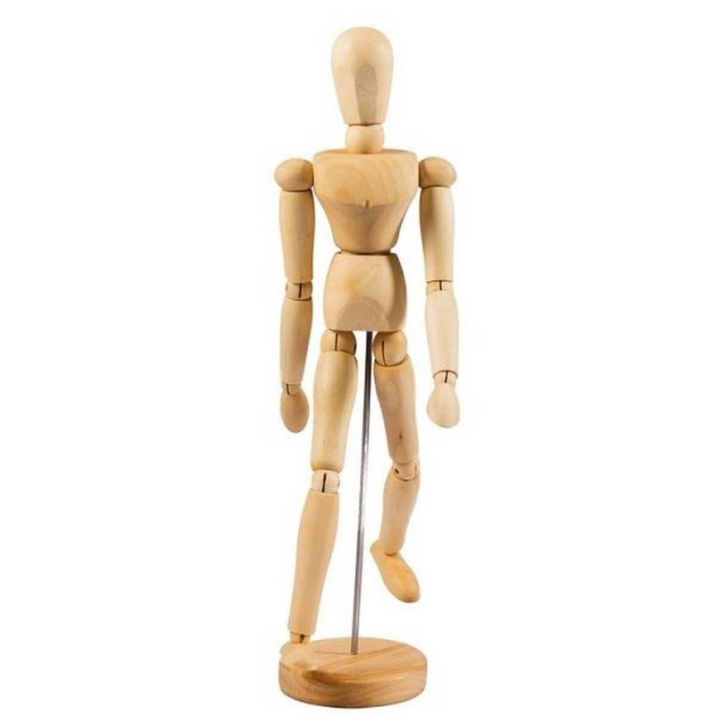 Manikin 12 Wooden Male Medium