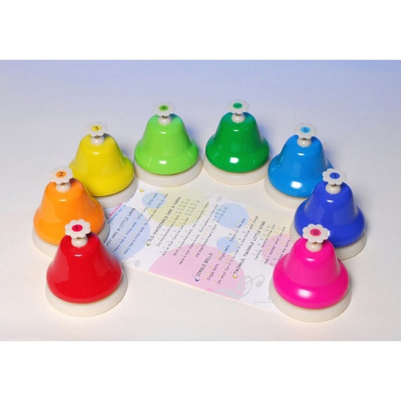 Rainbow Musical Desk Bells  Large