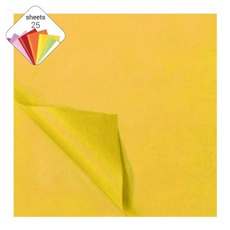 Tissue Paper (5 Sheets)  Yellow