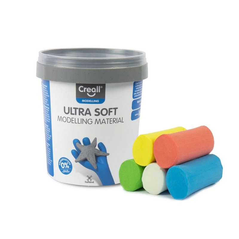 Creall Ultra Soft Clay 5 x 60grm colours 300grm