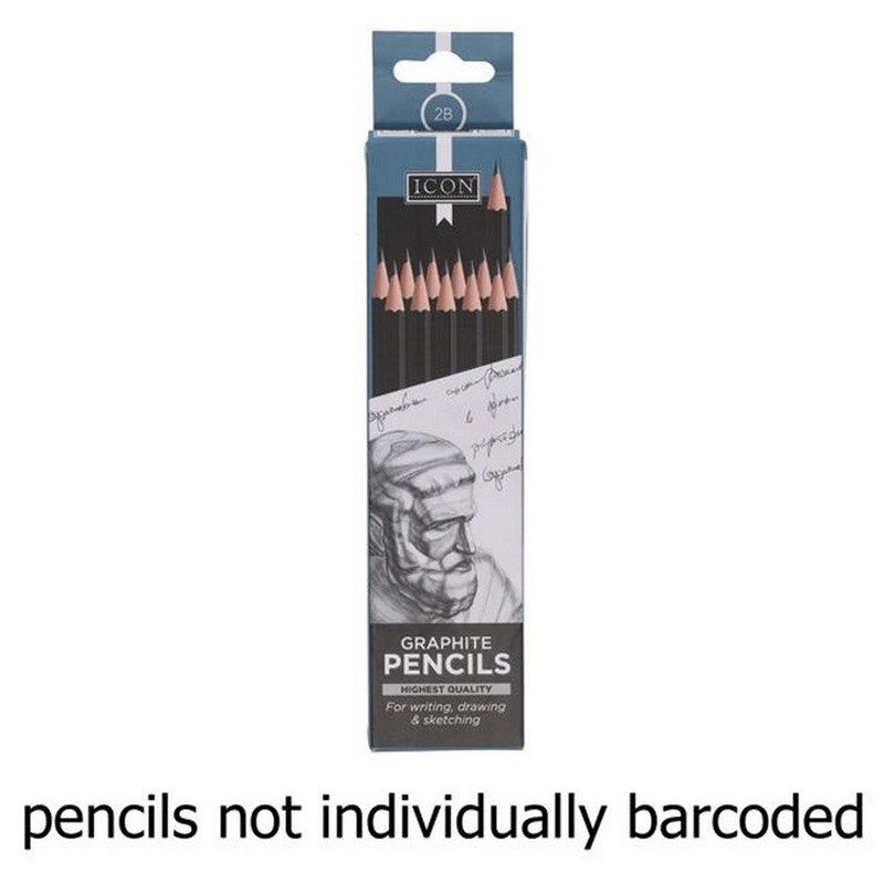 Icon Graphite Pencils 2B Box of 12