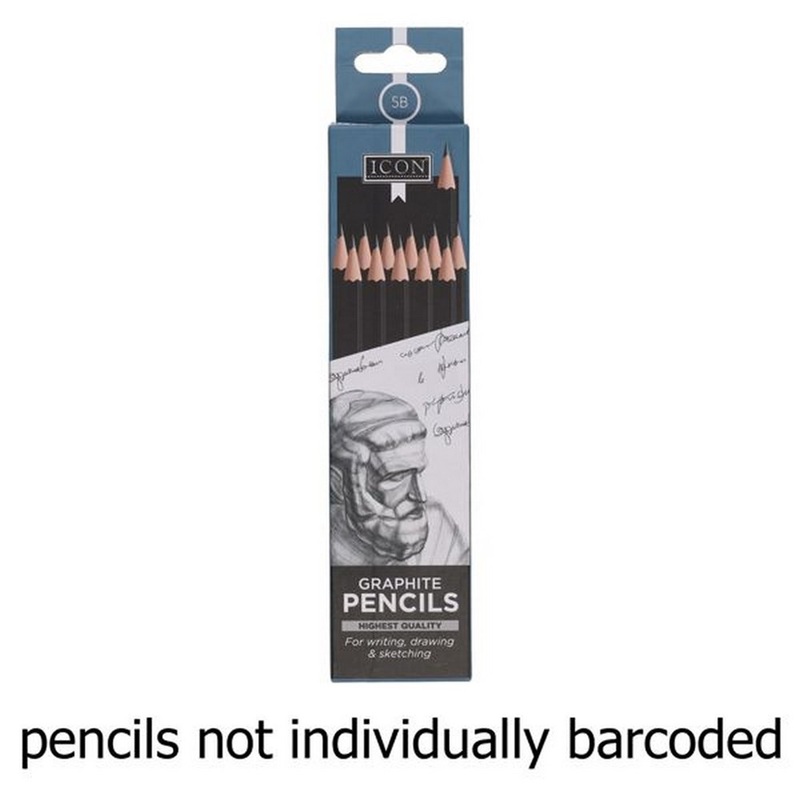 Icon Graphite Pencils 5B Box of 12